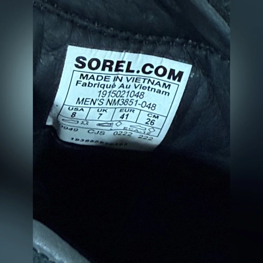 NWT! Sorel Men's Madson II Moc Toe Waterproof Boot in Coal
